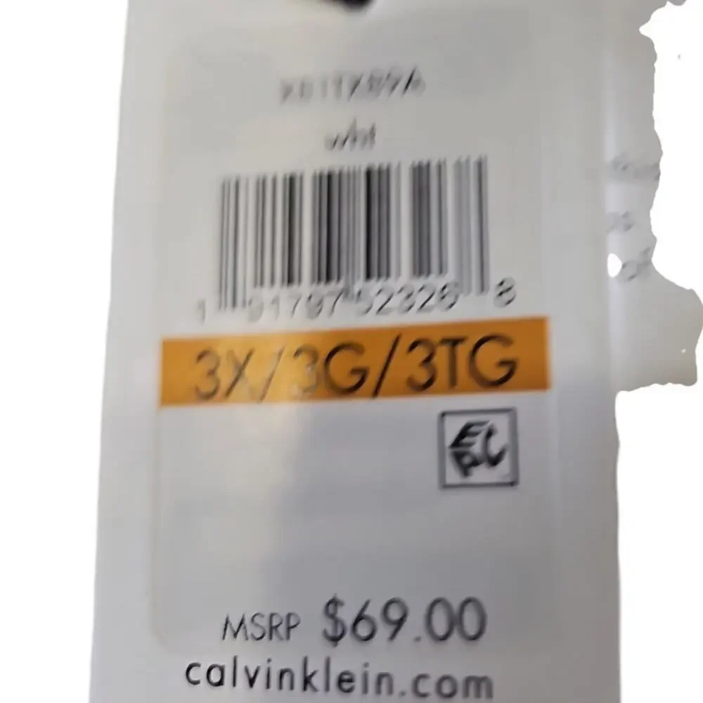 Calvin Klein Textured Tank Top White Size 3X NWT